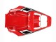 Mejores Carenado Moto Yamaha YZF R6 2003-2004 - Blanco Rojo Negro Brillante