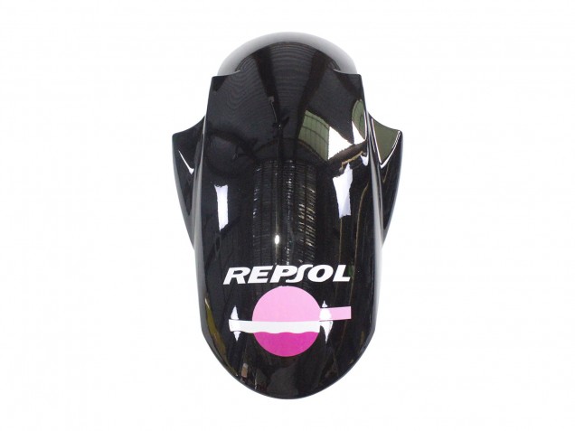 Mejores Carenados Moto Yamaha YZF R6 2003-2004 - Amarillo Rosa Negro Brillante Rossi Repsol 46