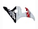 Mejores Carenados Moto Yamaha YZF R6 2003-2004 - Blanco Rojo Negro Brillante Motul