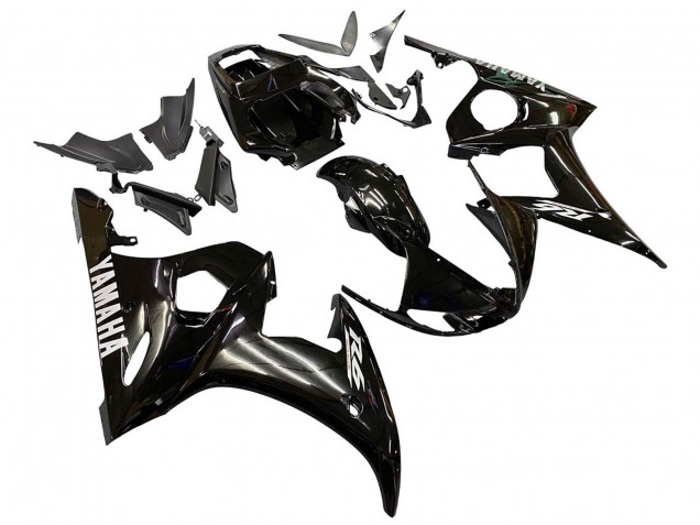 Mejores Carenados Moto Yamaha YZF 600 R6 2005 - Negro Brillante