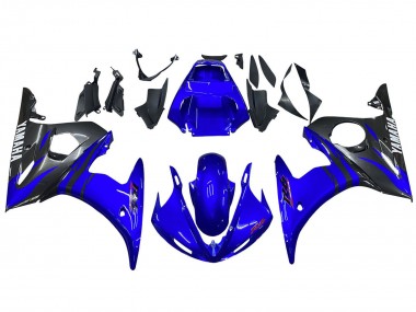 Mejores Carenados Moto Yamaha YZF 600 R6 2005 - Azul Brillante Negro