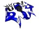 Mejores Carenado Moto Yamaha YZF 600 R6 2005 - Azul Blanco