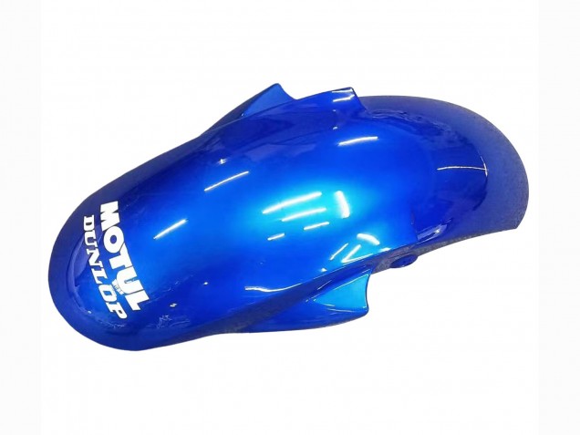 Mejores Carenados Moto Yamaha YZF 600 R6 2005 - Blanco Azul Dunlop Fiat Motul