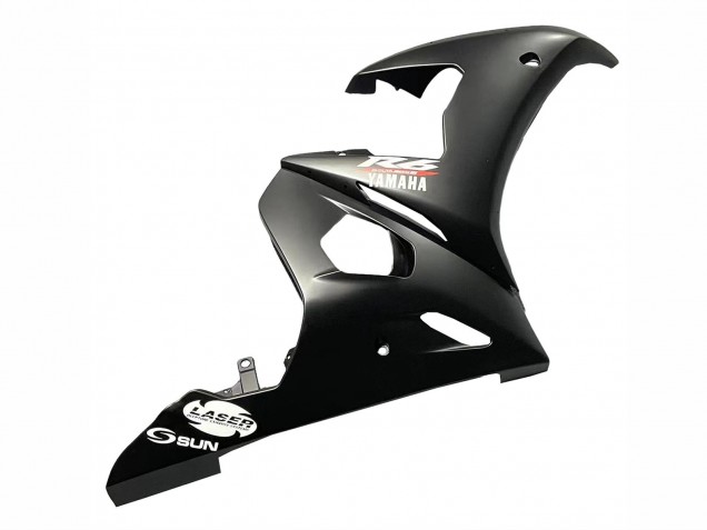 Mejores Carenado Moto Yamaha YZF 600 R6 2005 - Negro Mate Rojo