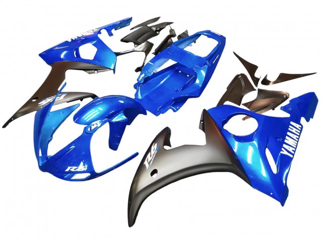 Mejores Carenados Moto Yamaha YZF 600 R6 2005 - Azul Negro Mate