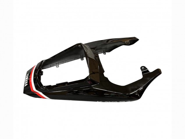Mejores Carenados Moto Yamaha YZF 600 R6 2005 - Negro Brillante Blanco Lucky Strike Motul