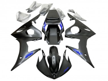 Mejores Carenados Moto Yamaha YZF 600 R6 2005 - Negro Azul