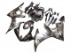 Mejores Carenados Moto Yamaha YZF 600 R6 2005 - Negro Mate Gris Geométrico