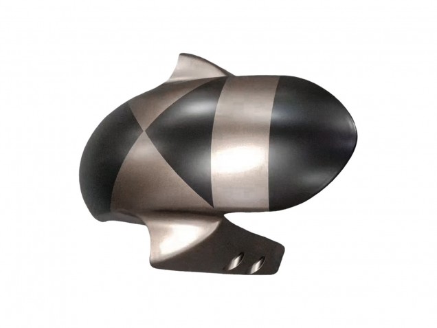 Mejores Carenados Moto Yamaha YZF 600 R6 2005 - Negro Mate Gris Geométrico