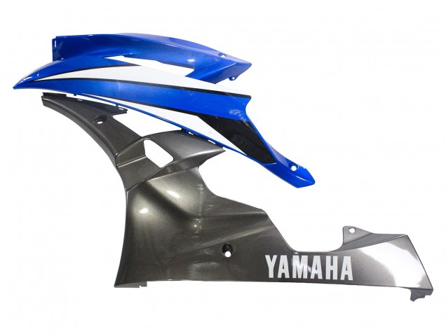 Mejores Carenados Moto Yamaha YZF 600 R6 2006-2007 - Azul Blanco Negro Brillante