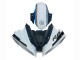 Mejores Carenado Moto Yamaha YZF 600 R6 2008-2016 - Blanco Azul Negro Brillante