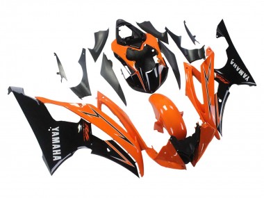 Mejores Carenados Moto Yamaha YZF 600 R6 2008-2016 - Naranja Negro