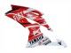 Mejores Carenados Moto Yamaha YZF 600 R6 2008-2016 - Blanco Rojo Negro Fiat Acer