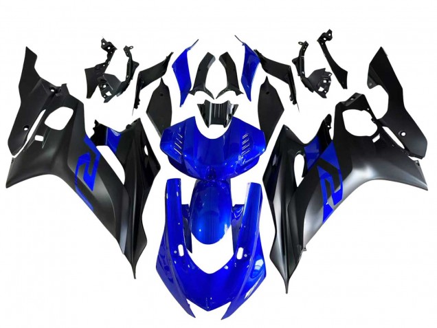 Mejores Carenados Moto Yamaha YZF 600 R6 2017-2025 - Azul Negro Mate
