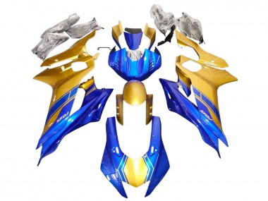 Mejores Carenados Moto Yamaha YZF 600 R6 2017-2023 - Oro Azul