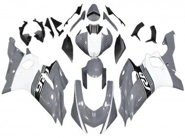 Mejores Carenados Moto Yamaha YZF 600 R6 2017-2023 - Nardo Gris Blanco