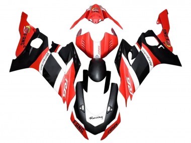 Mejores Carenados Moto Yamaha YZF 600 R6 2017-2023 - Rojo Blanco Negro Mate