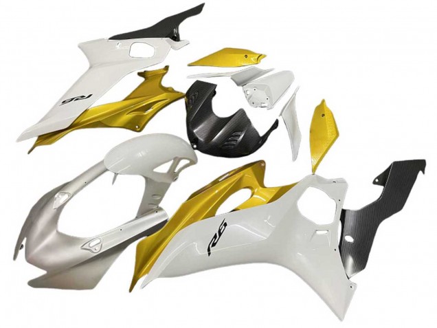 Mejores Carenados Moto Yamaha YZF 600 R6 2017-2023 - Blanco Oro