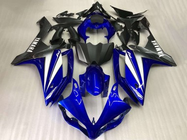 Mejores Carenados Moto Yamaha YZF R1 2007-2008 - Azul Blanco Negro Mate