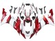 Mejores Carenados Moto Yamaha YZF 600 R6 2017-2025 - Blanco Rojo Negro