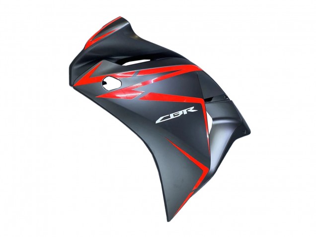 Mejores Carenados Moto Honda CBR250RR 2011-2015 - Negro Mate Rojo Raya