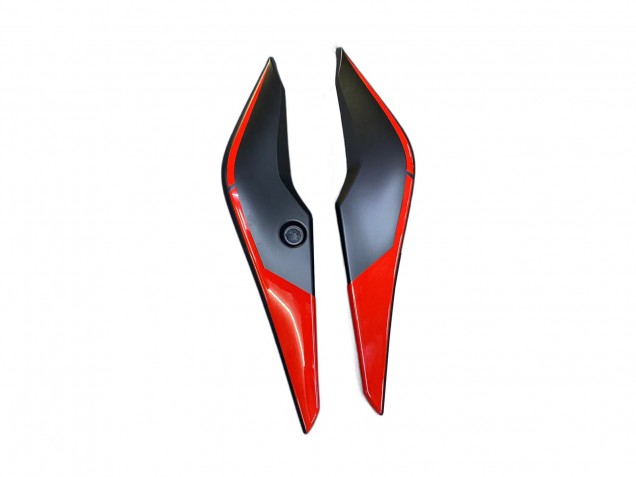 Mejores Carenados Moto Honda CBR250RR 2011-2015 - Negro Mate Rojo Raya