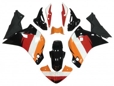 Mejores Carenados Moto Honda CBR250RR 2011-2015 - Naranja Blanco Rojo Negro Brillante