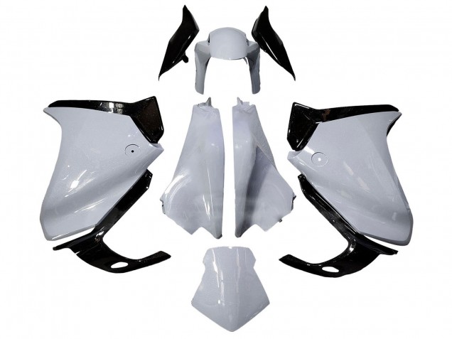 Mejores Carenados Moto Honda VFR 1200 2010-2014 - Blanco Negro Brillante
