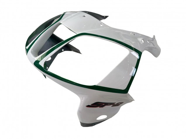 Mejores Carenados Moto Honda VTR1000 2000-2006 - Blanco Rojo Verde Negro Brillante Castrol