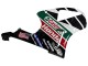Mejores Carenados Moto Honda VTR1000 2000-2006 - Blanco Rojo Verde Negro Brillante Castrol