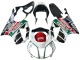Mejores Carenados Moto Honda VTR1000 2000-2006 - Blanco Rojo Verde Negro Brillante Castrol