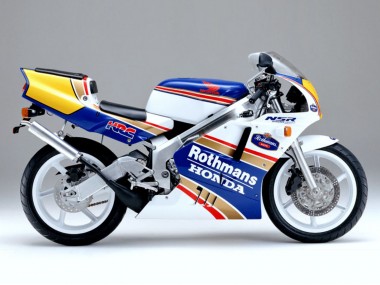 Mejores Carenados Moto Honda VTR1000F 1997-2005 - Blanco Azul Oro Rothmans