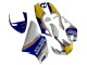 Mejores Carenados Moto Honda NSR250 1994-1996 - Blanco Azul Amarillo Oro Rothmans