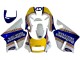 Mejores Carenados Moto Honda NSR250 1994-1996 - Blanco Azul Amarillo Oro Rothmans
