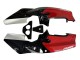 Mejores Carenados Moto Honda NSR250R 1988-1989 - Plata Rojo Negro Brillante