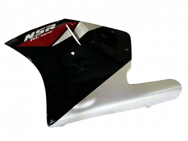 Mejores Carenados Moto Honda NSR250R 1988-1989 - Plata Rojo Negro Brillante