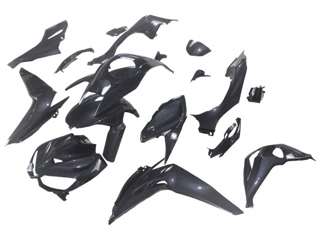 Mejores Carenados Moto Kawasaki Z1000 2014-2019 - Negro FibraCarbono