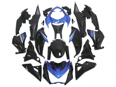 Mejores Carenados Moto Kawasaki Z1000 2014-2019 - Azul Negro Brillante