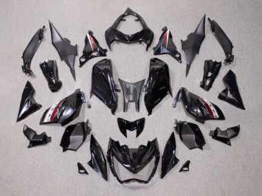 Mejores Carenados Moto Kawasaki Z1000 2014-2019 - Negro Brillante Rojo Blanco