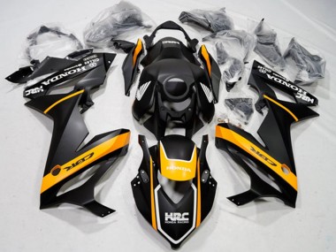 Mejores Carenados Moto Honda CBR650R 2019-2020 - Negro Mate Amarillo Blanco