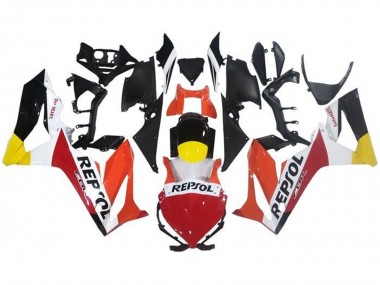Mejores Carenados Moto Honda CBR650R 2019-2020 - Naranja Blanco Rojo Amarillo Negro Brillante Repsol