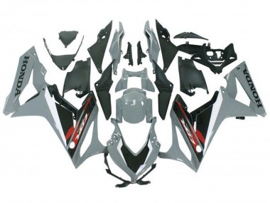 Mejores Carenados Moto Honda CBR650R 2019-2020 - Nardo Gris Negro Rojo