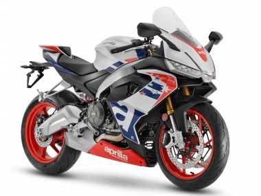 Mejores Carenados Moto Aprilia RS660 2020-2024 - Blanco Rojo Azul