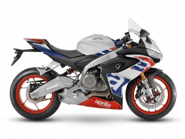 Mejores Carenados Moto Aprilia RS660 2020-2024 - Blanco Rojo Azul