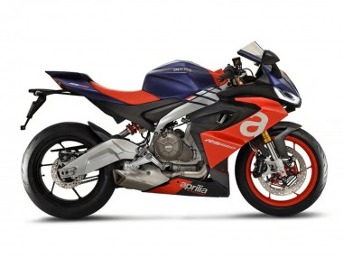 Mejores Carenados Moto Aprilia RS660 2020-2024 - Azul Mate Rojo Plata