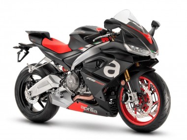 Mejores Carenados Moto Aprilia RS660 2020-2024 - Negro Mate Plata Rojo