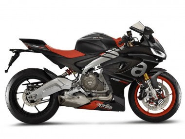 Mejores Carenados Moto Aprilia RS660 2020-2024 - Negro Mate Plata Rojo