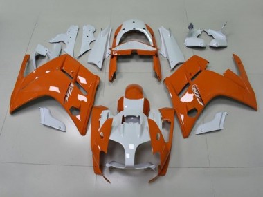 Mejores Carenados Moto Yamaha FJR1300 2007-2012 - Naranja Blanco
