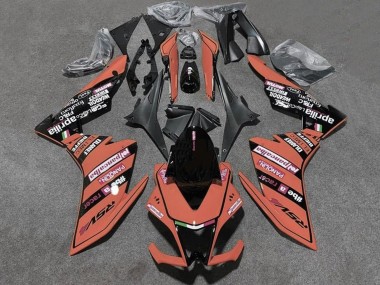 Mejores Carenados Moto Aprilia RSV4 1000 2009-2015 - Naranja Negro