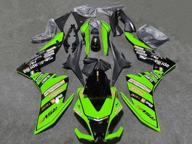 Mejores Carenados Moto Aprilia RSV4 1000 2009-2015 - Verde Negro